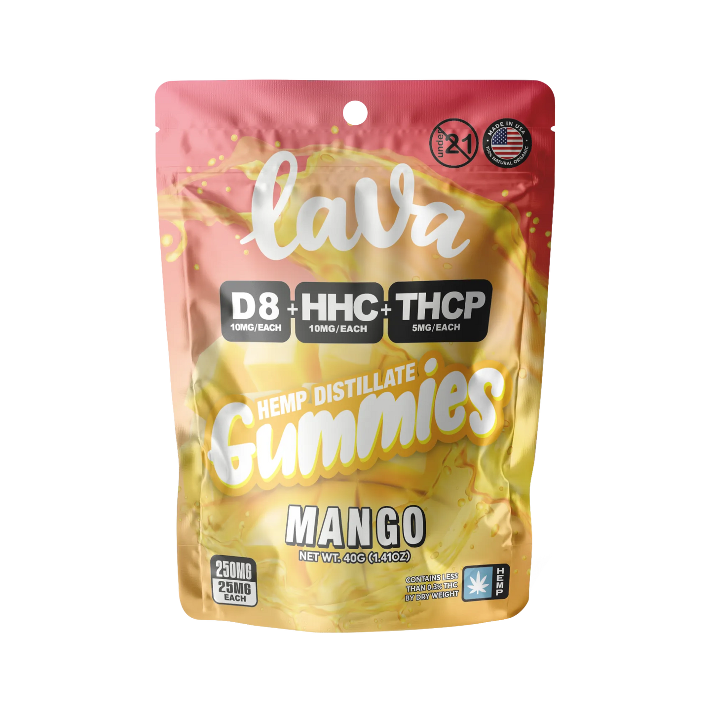 LAVA HEMP GOMITAS DE MANGO