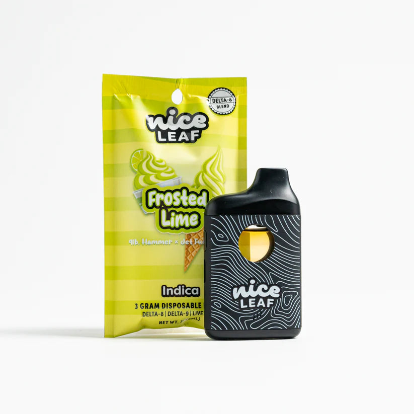 NICE LEAF – Frosted Lime (QB Hammer x Jet Fuel) – 3G Disposable