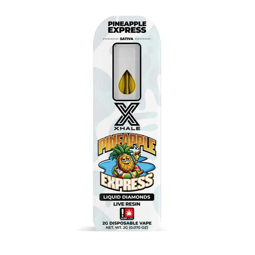 XHALE – Pineapple Express | Liquid Diamonds + Live Resin (Sativa)