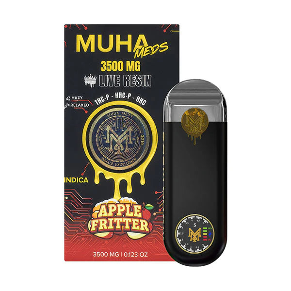 Muha Meds Apple Fritter – Indica 3500mg live resin