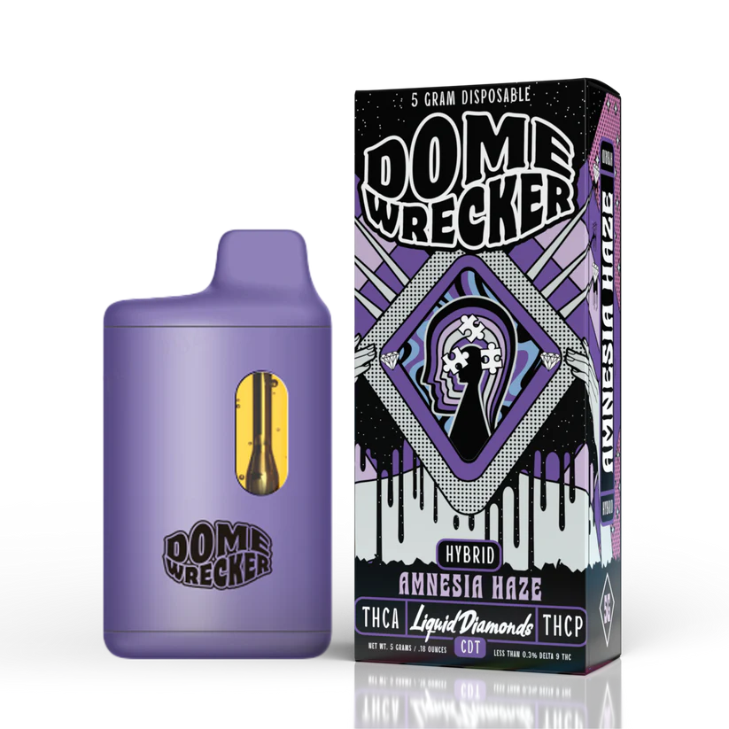 Dome Wrecker ICED 5G Disposable - AMNESIA HAZE