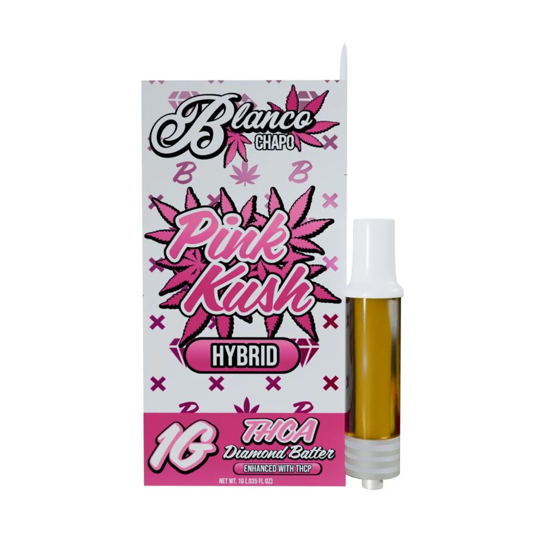 Blanco Chapo – Pink Kush | Cartucho THCA 1G (Hybrid)