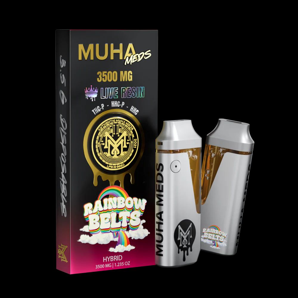 🌈 Muha Meds – Rainbow Belts | 3500mg