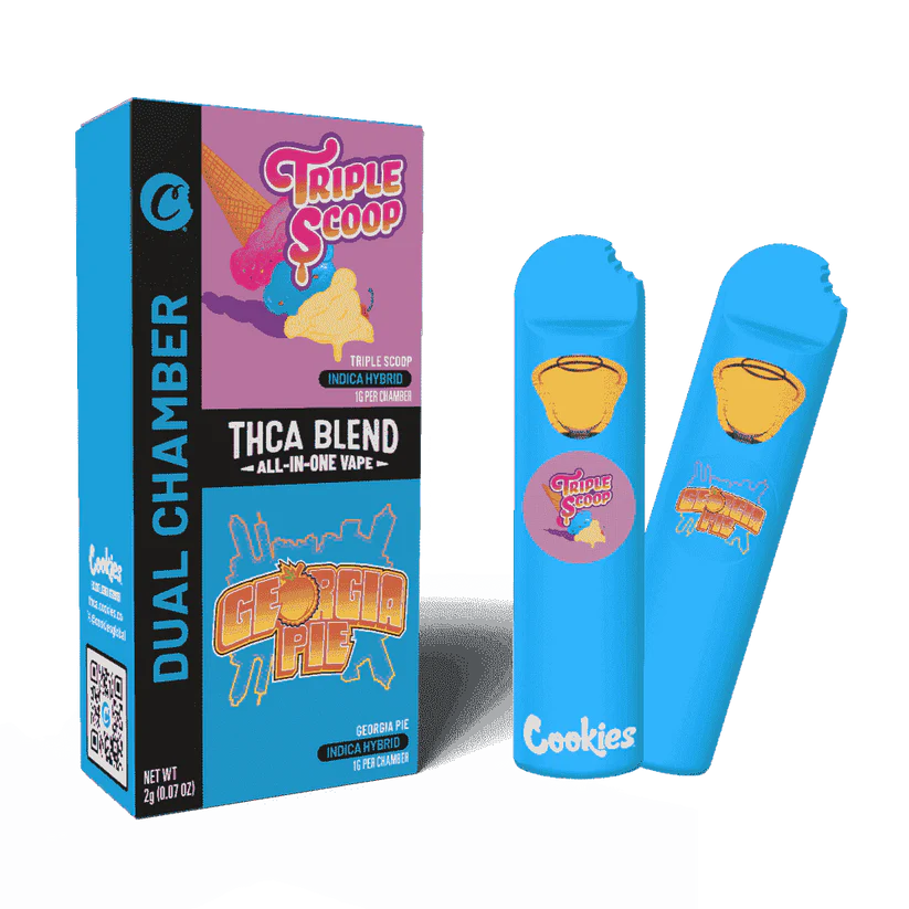 COOKIES – THCA Blend Dual Chamber (Triple Scoop / Georgia Pie) 2G