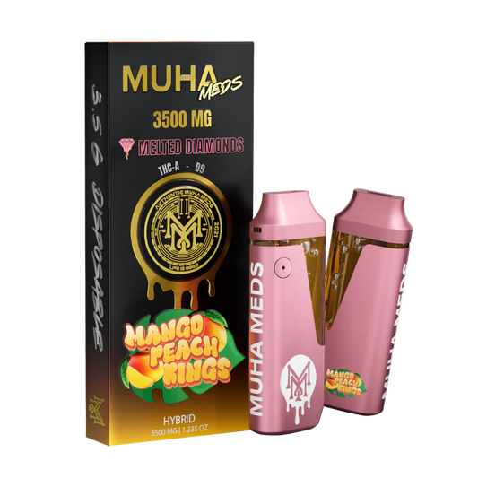 Muha meds - Mango peach rings 3500MG