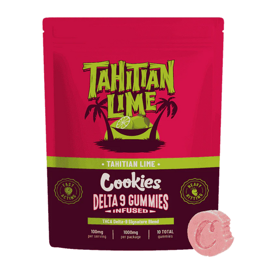Cookies – Delta-9 Gummies (Tahitian Lime) [1000mg | 10ct | THC Blend]