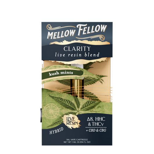 Mellow Fellow – Clarity (Kush Mints) [Live Resin Blend | 1ML]