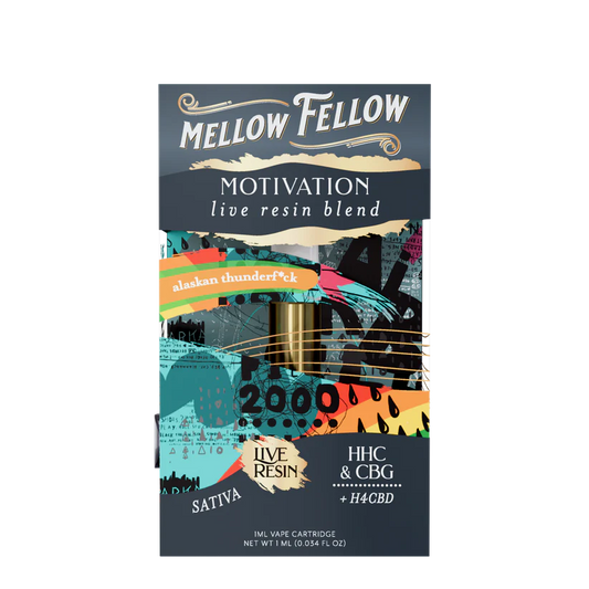 Mellow Fellow – Motivation (Alaskan Thunderf*ck) [Live Resin Blend | 1ML]