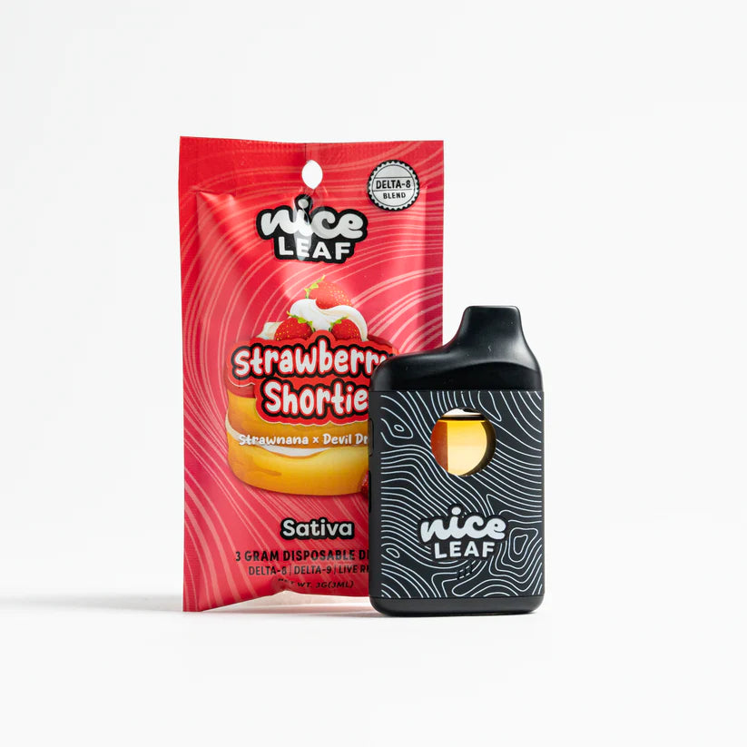 NICE LEAF – Strawberry Shorties (Strawnana x Devil Driver) – 3G Disposable