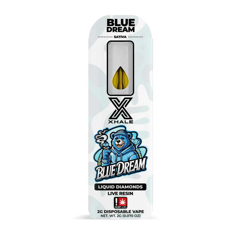 XHALE – Blue Dream | Liquid Diamonds + Live Resin (Sativa)