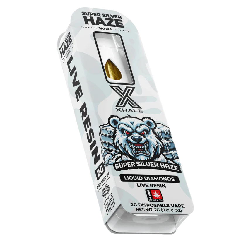XHALE – Super Silver Haze | Liquid Diamonds + Live Resin | 2G Sativa