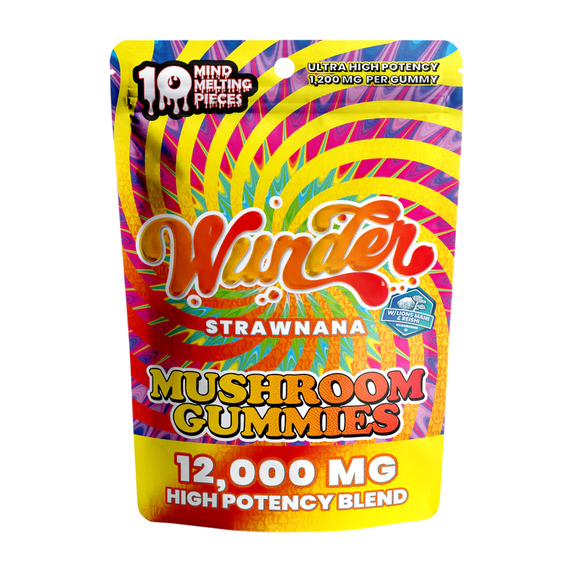 WONDER – MUSHROOM GUMMIES (Mind Melting Pieces)