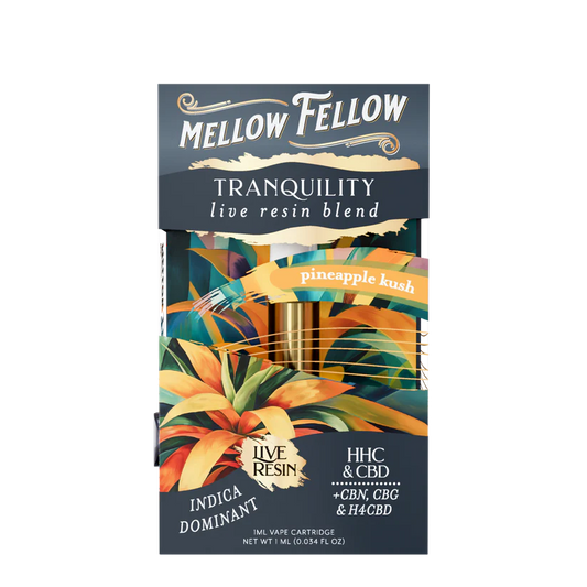 Mellow Fellow – Tranquility (Pineapple Kush) Live Resin Blend | 1ML]