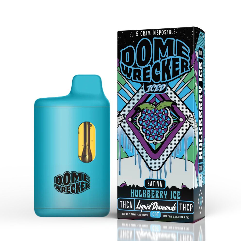 Dome Wrecker ICED 5G Disposable - Hulkberry Ice (Sativa)
