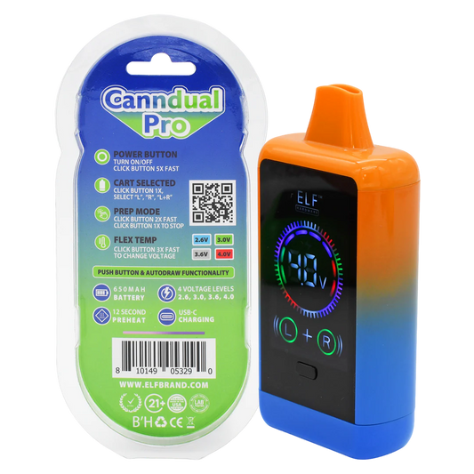 Canndual Pro Dual Cartridge Battery