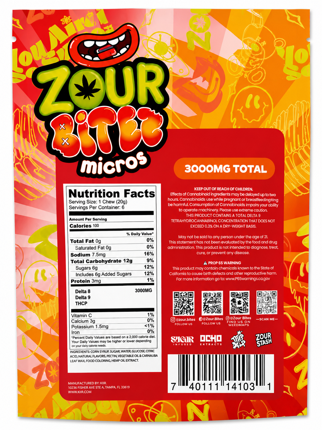 Zour Bitez Micros Gummies