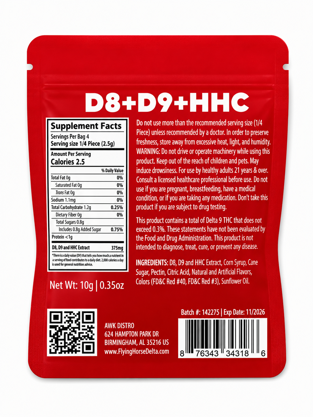 Flying Horse THC Infused Gummies