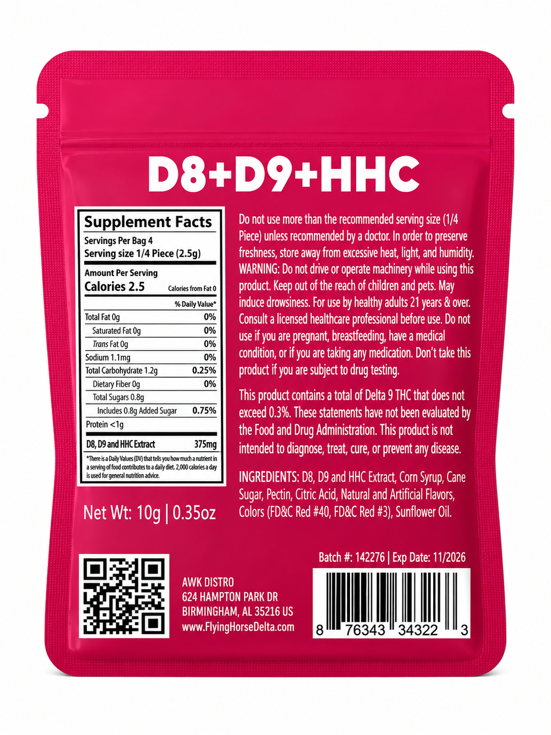 Flying Horse THC Infused Gummies