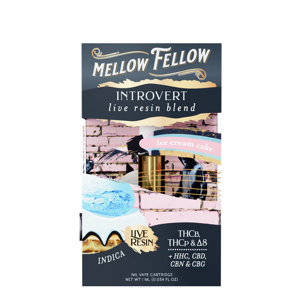 Mellow Fellow- Introvert (ice cream Cake) Live Resin Blend | 1ML]