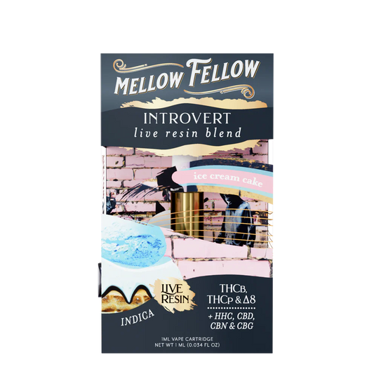 Mellow Fellow- Introvert (ice cream Cake) Live Resin Blend | 1ML]