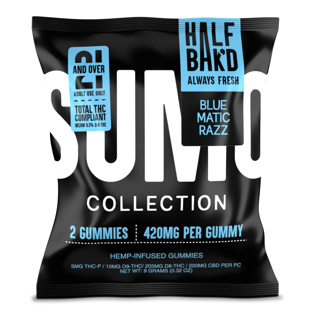 Sumo gummies 1 pack Blue Matic Razz