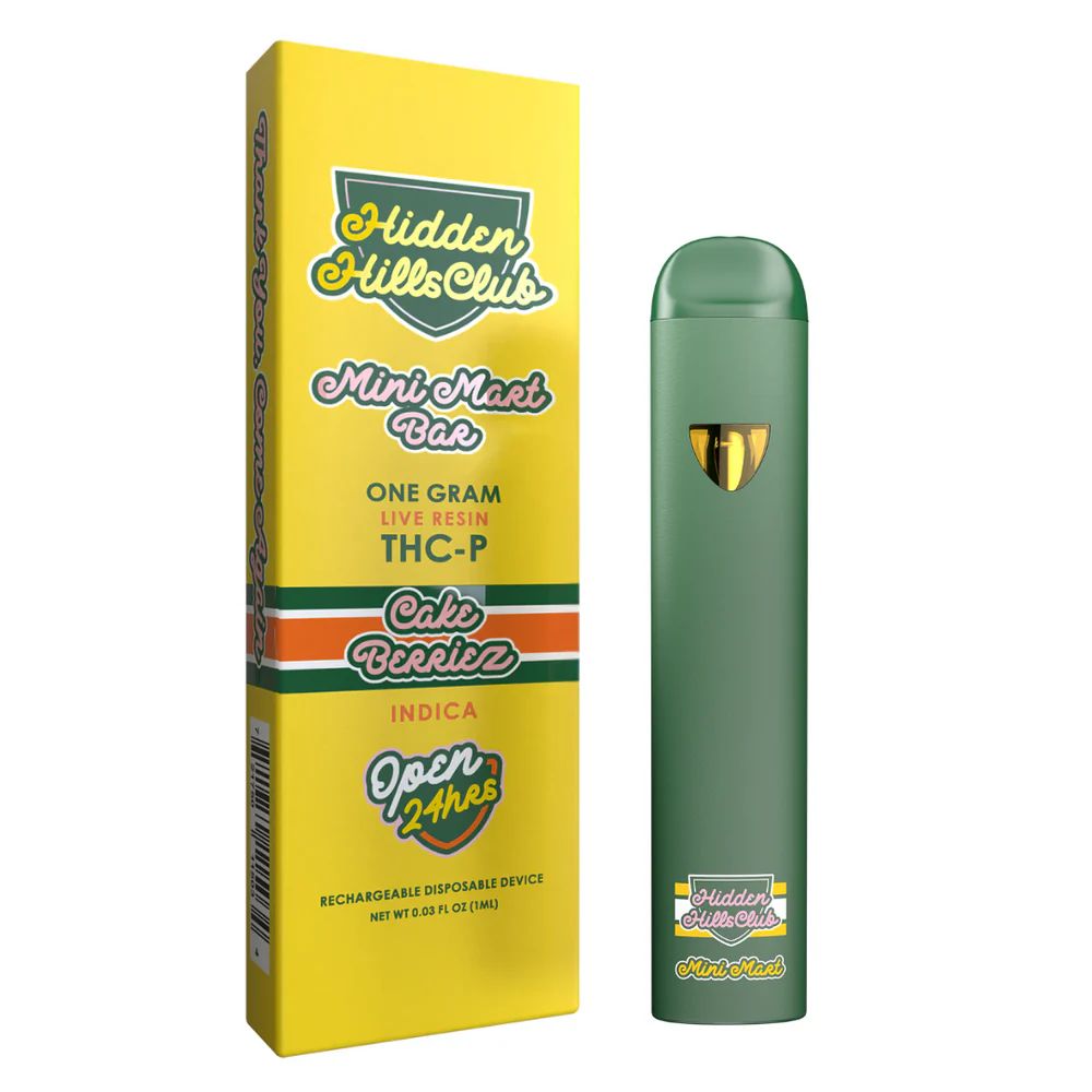 Hidden Hills Mini Mart Bar – Cake Berries [1g | THC-P Live Resin | Indica]