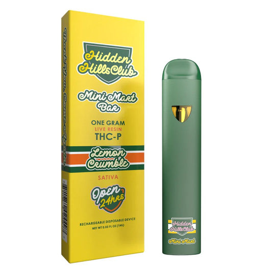 Hidden Hills Mini Mart Bar – Lemon Crumble [1g | THC-P Live Resin | Sativa]