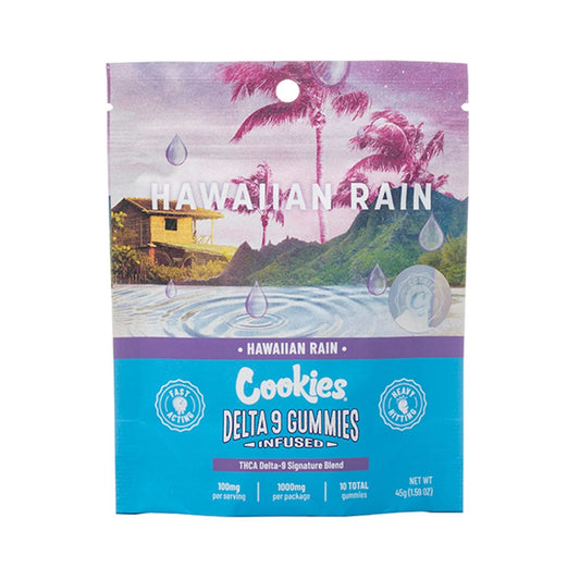 Cookies – Delta-9 Gummies (Hawaiian Rain) [1000mg | 10ct | THC Blend]