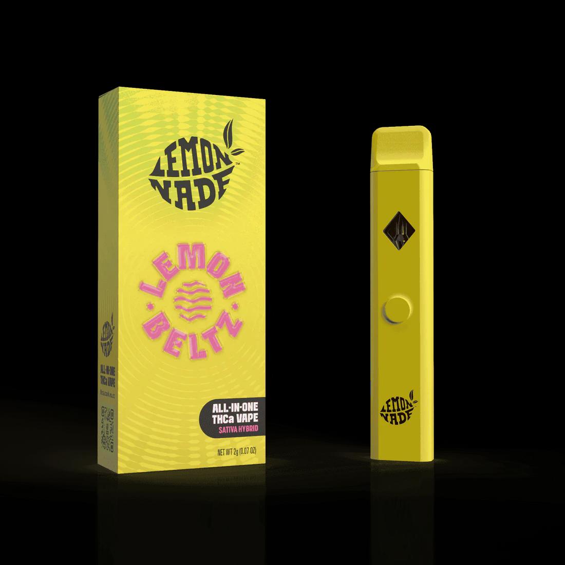 Lemonnade – Lemon Beltz Vape [2g | THCA | Sativa Hybrid]