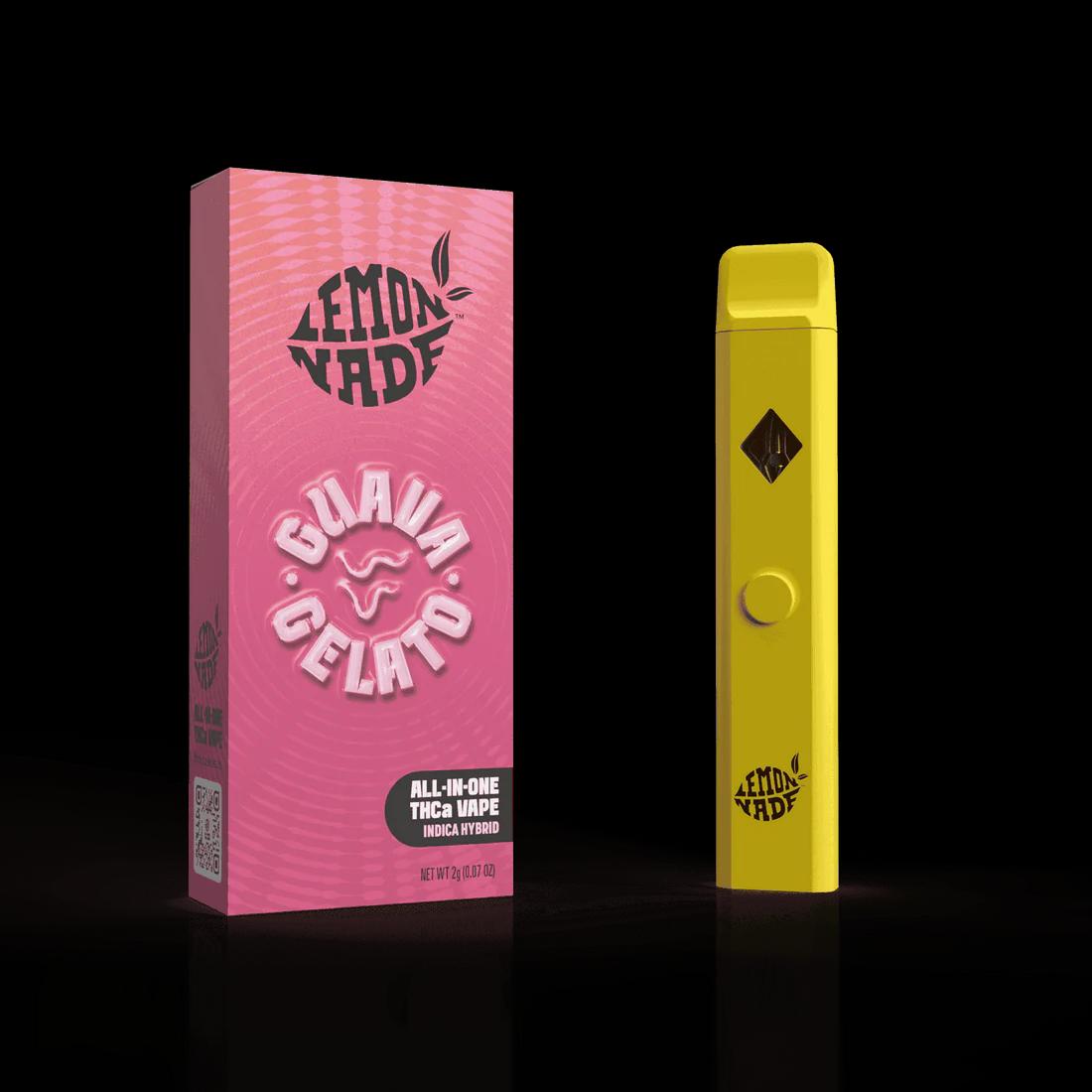 Lemonnade – Guava Gelato Vape [2g | THCA | Indica Hybrid]