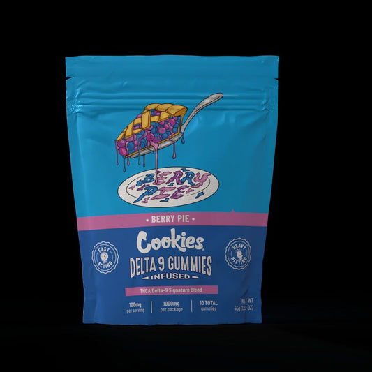 Cookies – Delta-9 Gummies (Berry Pie) [1000mg | 10ct | THC Blend]