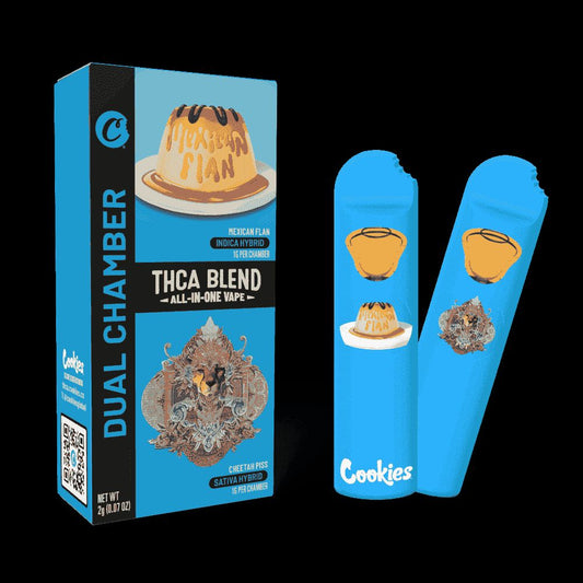 Cookies – Dual Chamber THCA Vape [2g | Mexican Flan + Cheetah Piss]
