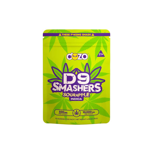 DOZO – D9 Smashers Sour Apple 🍏 (Delta-9 – 10.000mg Totales)