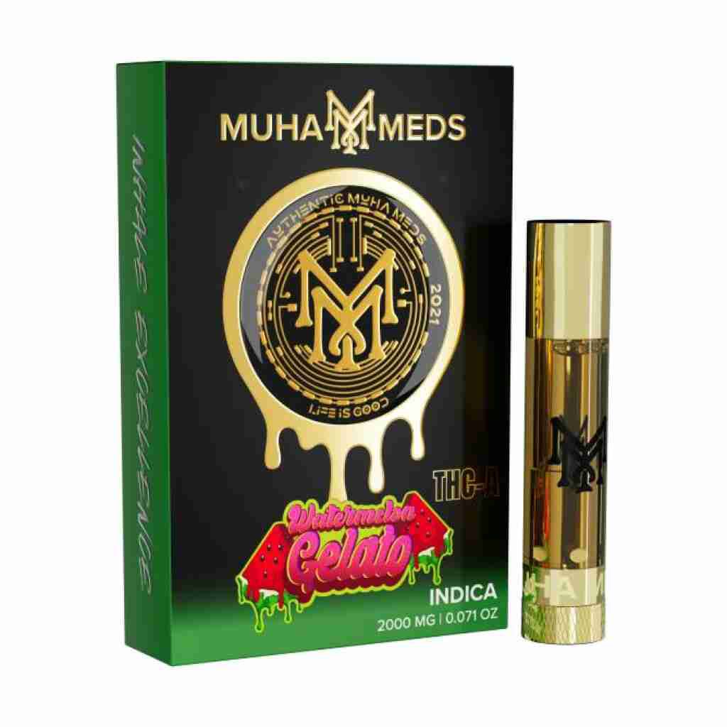 Muha Meds - Watermelon Gelato | Cartucho THCA 2G (Indica)