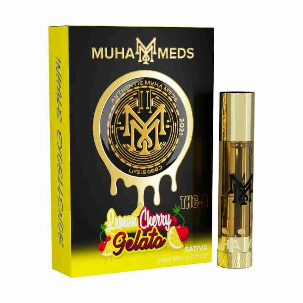 Muha Meds - Lemon Cherry Gelato | Cartucho THCA 2G (Sativa)